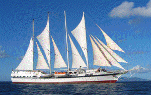 image of S/V Legacy under sail