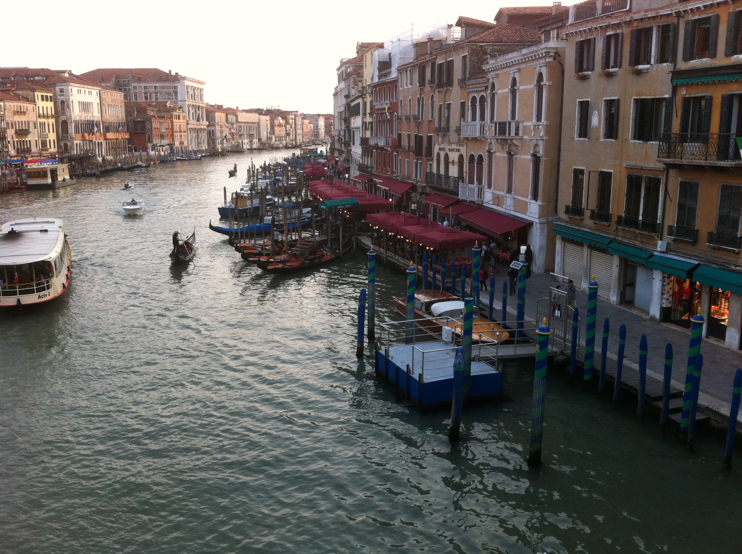 View from the Rialto in Venice