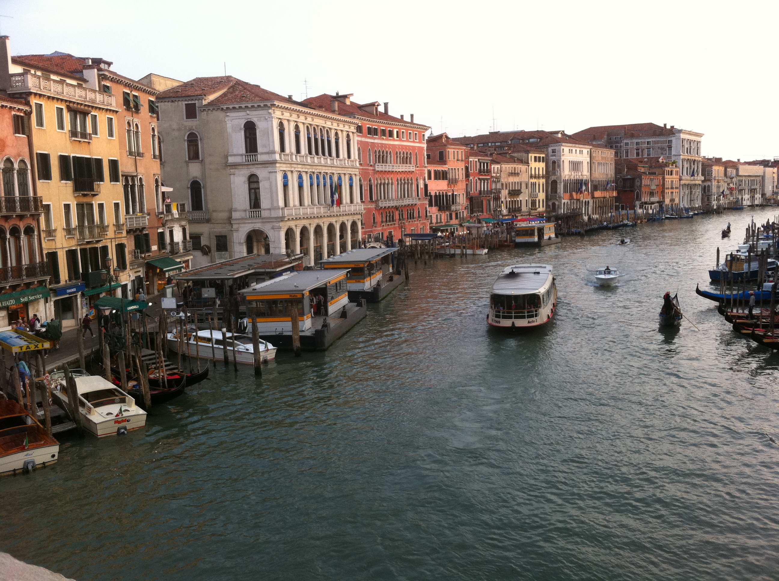 View from the Rialto in Venice