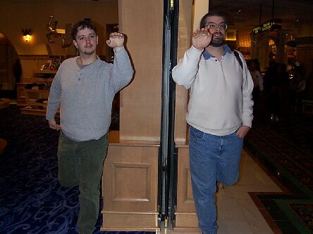 DanB and Scott being silly.